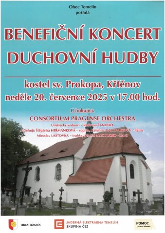 Koncert ve Křtěnově (20. 7. 2025)