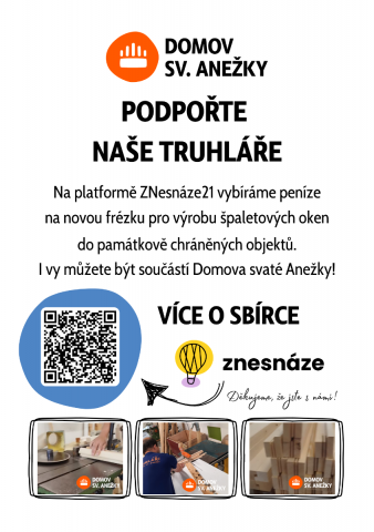 Sbírka na frézku pro Domov sv. Anežky