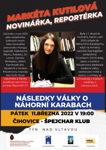Přednáška Markéty Kutilové - Následky války o Náhorní Karabach